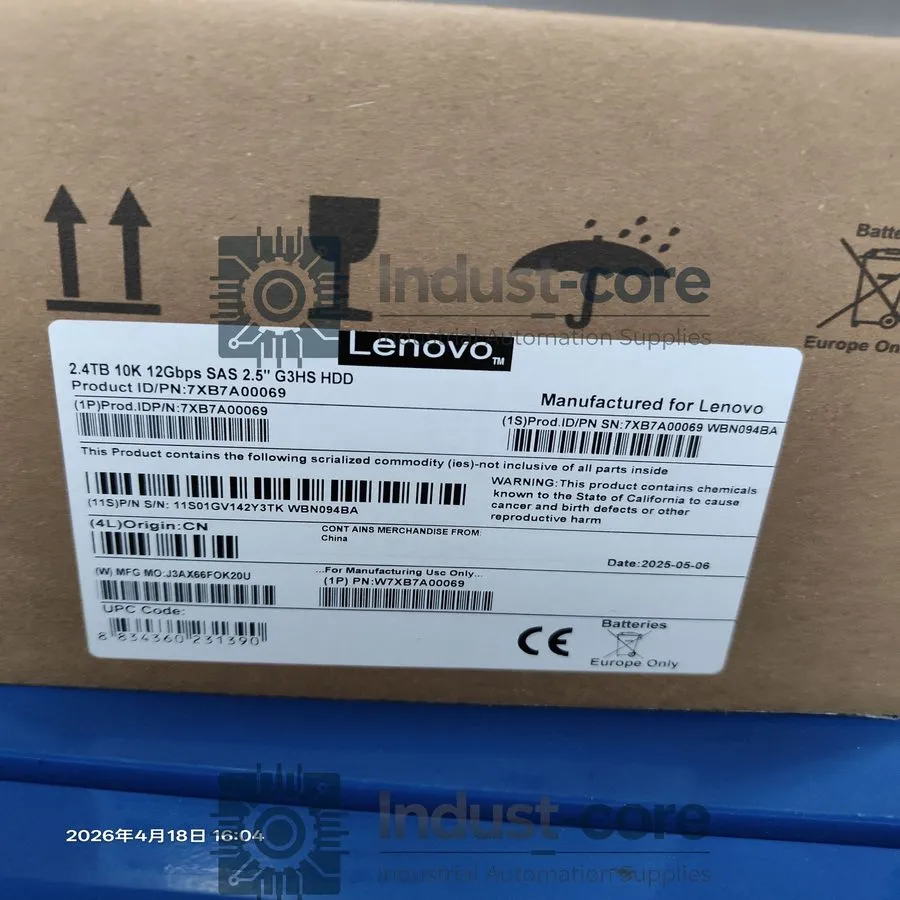 Жёсткий диск NewLenovo 01GV182 2.4TB 10K SAS 12Gb/s 2.5" 512e SED HDD 7XB7A00070