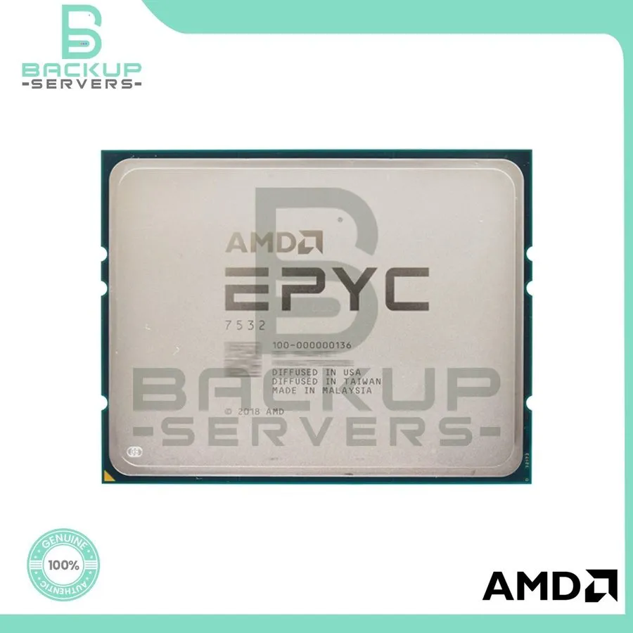 Процессор 100-000000136 AMD EPYC 7532 32-Core 2.40GHz 200W SP3 Dell Locked Proce