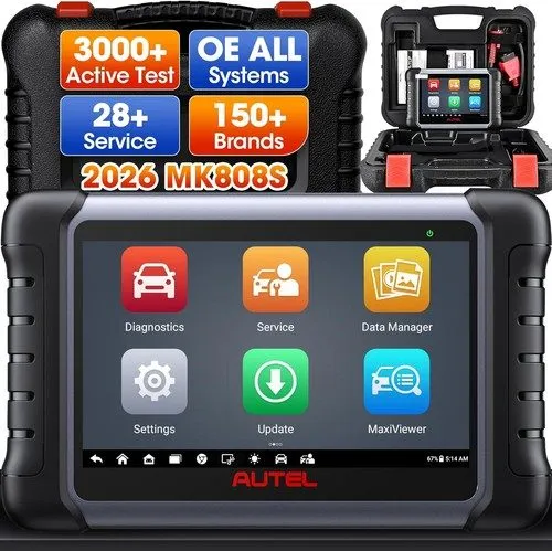 Диагностический сканер 2025 Autel MaxiCOM MK808S as MK808BT PRO Bidirectional Di