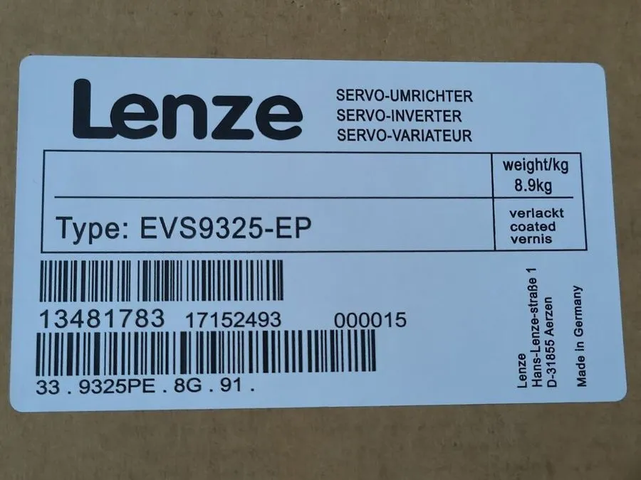 Сервопривод EVS9325-EP LENZE SERVO DRIVE