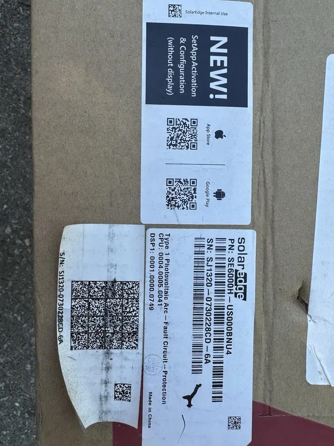 Инвертор SolarEdge 6.0kW HD-Wave Inverter SE6000H-US000BNU4
