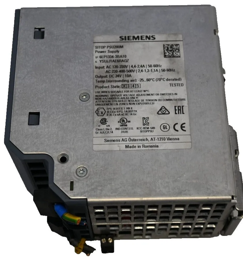 Блок питания Siemens SITOP PSU200M 10 A power supply 6EP1334-3BA10 — фото лота 2