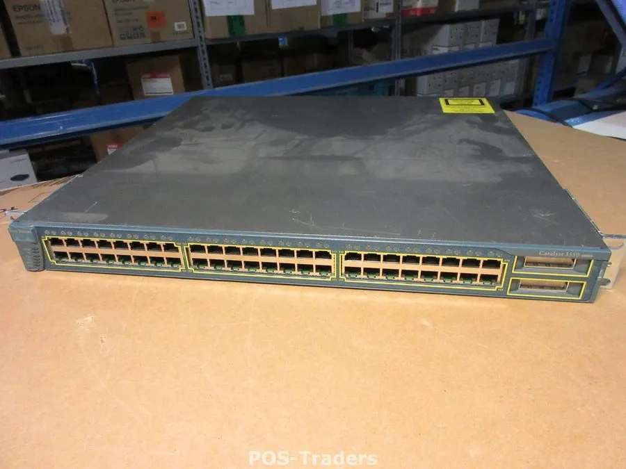 Коммутатор Cisco WS-C3550-48-SMI 48-Port Ethernet Network Switch Catalyst 3550