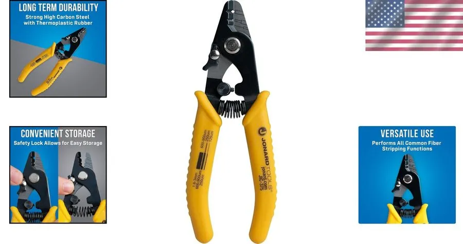Стриппер Jonard Tools JIC-375 Three Hole Fiber Optic Stripper Strips 1.6-3.0mm J — фото лота 1