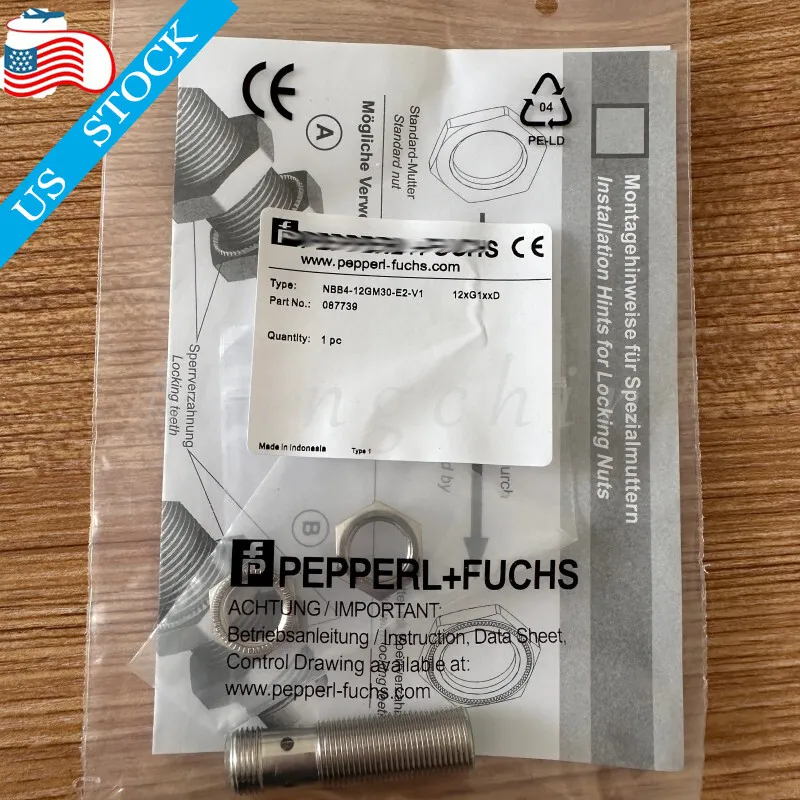Датчик приближения Pepperl+Fuchs NBB4-12GM30-E2-V1 Inductive Proximity Sensor