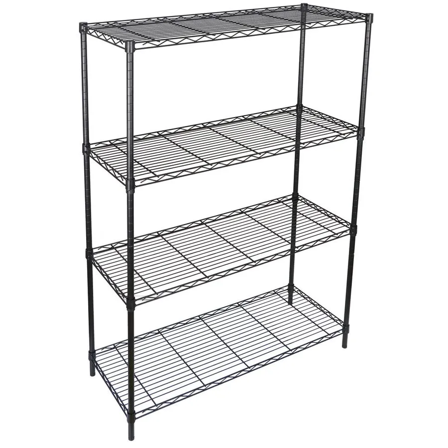 Стойка/шкаф 4-Tier Metal Wire Storage Shelves, Adjustable Standing Storage Rack