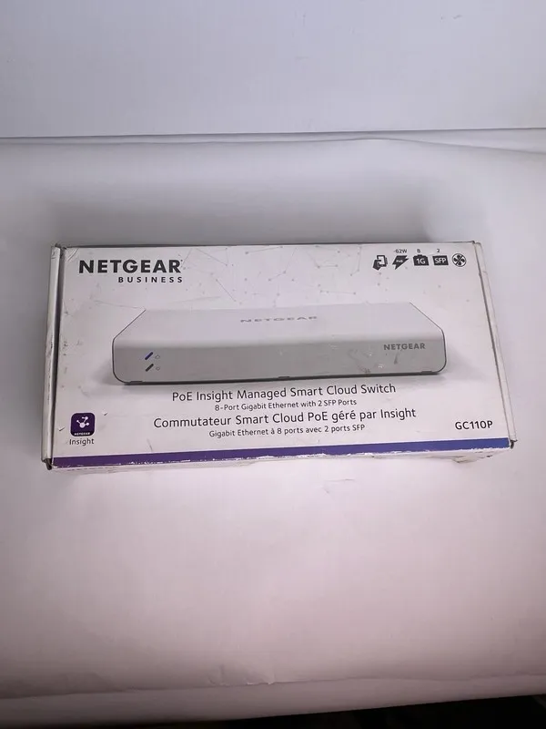 Коммутатор Netgear 8-Port Gigabit PoE App Managed Smart Cloud Switch 2 SFP Port