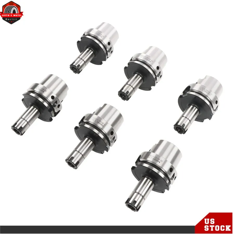 Режущий инструмент HSK63A-ER16-80 Collet Chuck Set 3.25" G2.5 24000rpm High Spee — фото лота 2