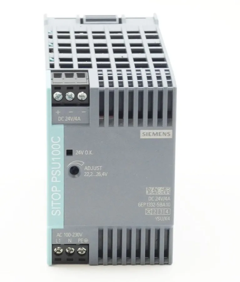 Блок питания Siemens 6EP1332-5BA10 SITOP PSU100C 24VDC 4A DIN Rail Power Supply