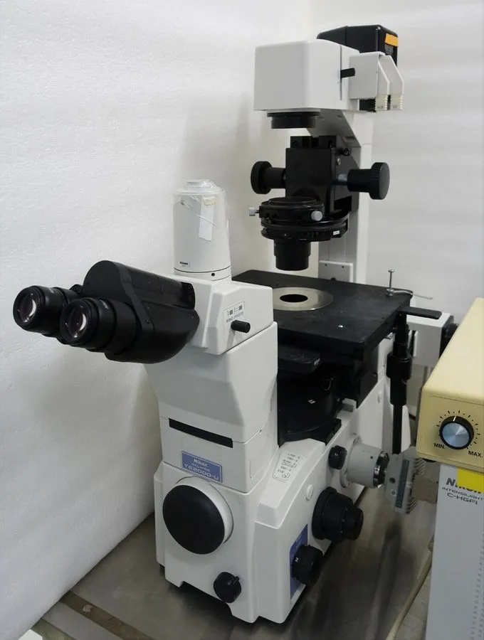 Микроскоп Nikon Eclipse TE2000-U Inverted Fluorescence Microscope Power On 100V