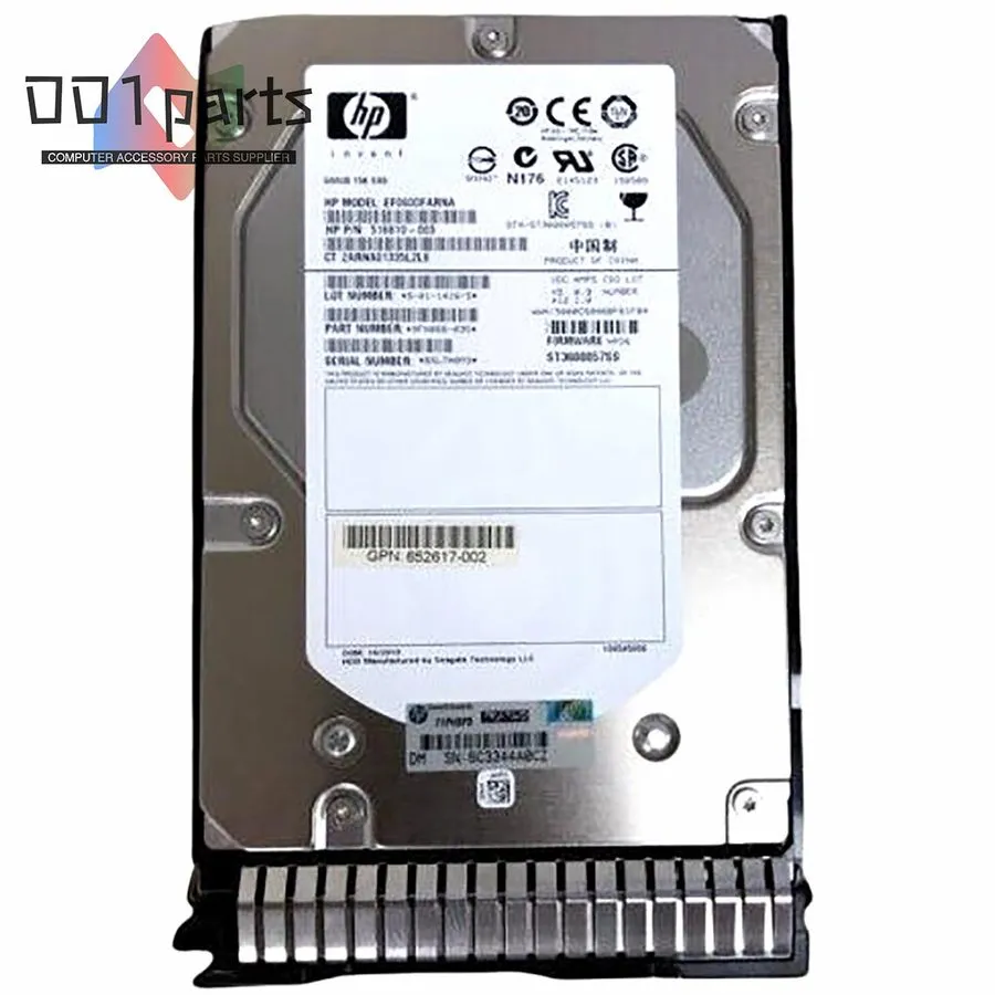 Жёсткий диск HPE 652620-B21 653952-001 600GB 3.5''15K 6G SAS Internal GEN8 HDD