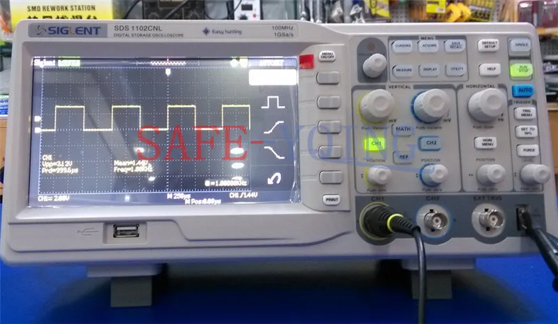 Осциллограф Siglent SDS1102CNL 2CH+1 EXT Digital Oscilloscope 100MHz 1GSa/s 40Kp