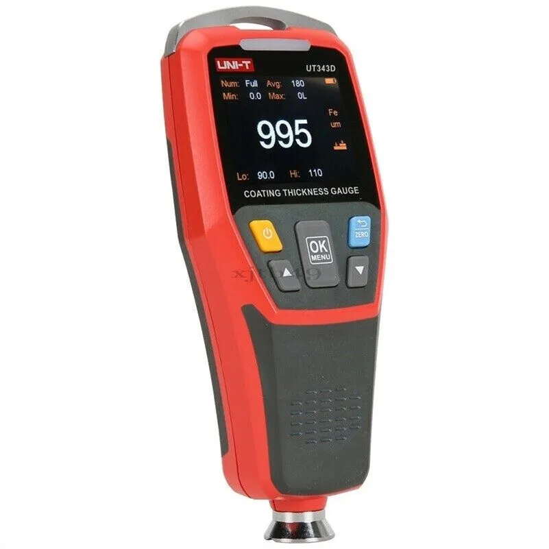 Толщиномер Uni-T UT343D Coating Thickness Gauge 0~1250UM Ferrous/ Non-Ferrous. r