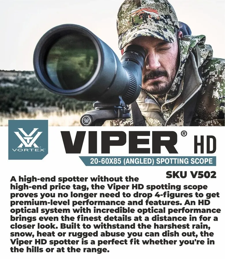 Оборудование видеонаблюдения Vortex Optics Diamondback HD Spotting Scope 20-60x8