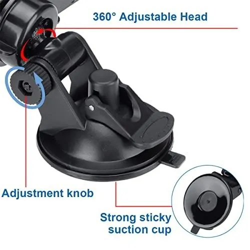Вакуумная присоска 8sanlione 360-Degree Adjustable Car Rearview Mirror Suction C
