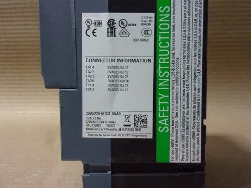 Автоматический выключатель Siemens 3VA5220-6EC31-0AA0 200A 3-Pole Molded Case Ci