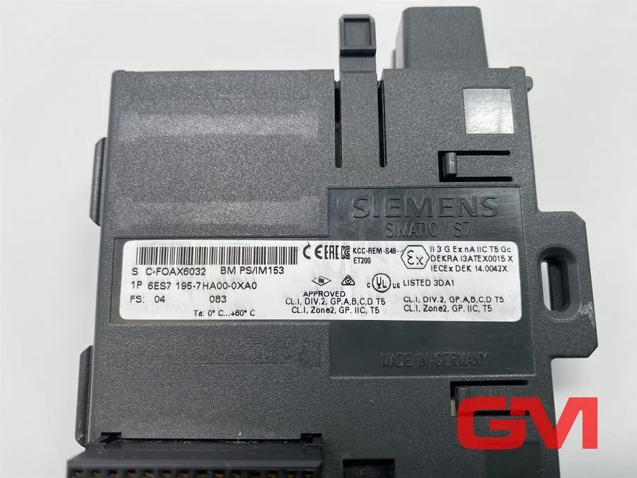 Модуль ввода-вывода Siemens Bus Module 6ES7195-7HA00-0XA0