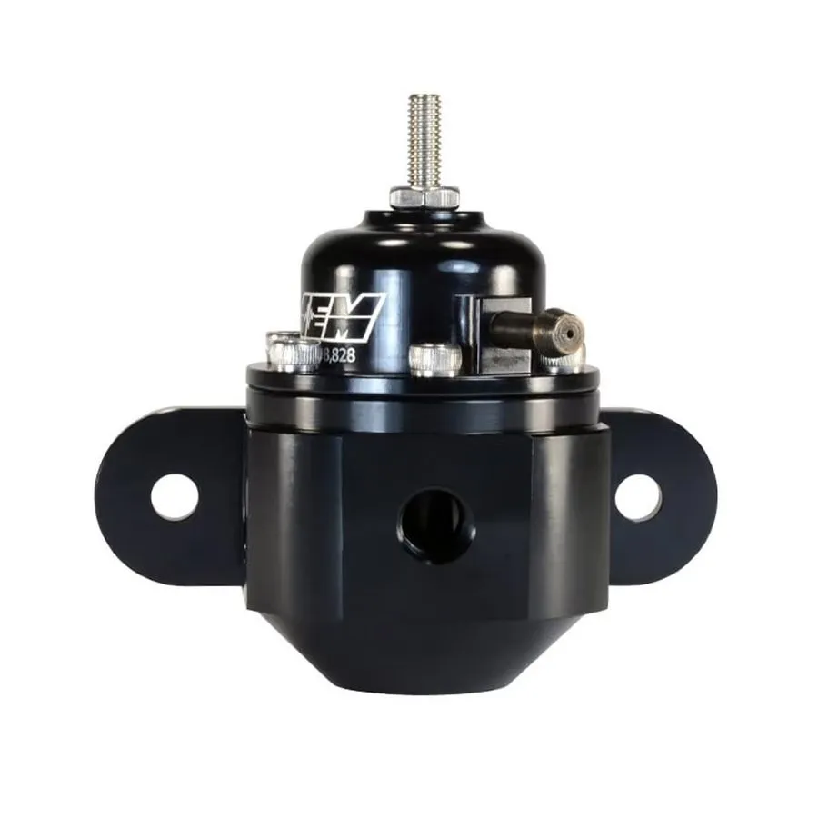 Трубопроводная арматура AEM Universal Black Anodized Adjustable Fuel Pressure Re