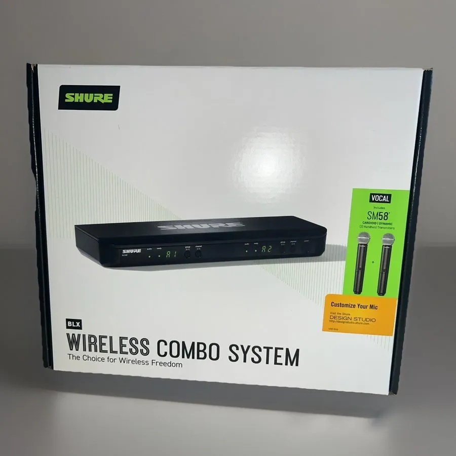 Радиосистема Shure BLX288/SM58 Dual Handheld Wireless SM58 Microphone System 202