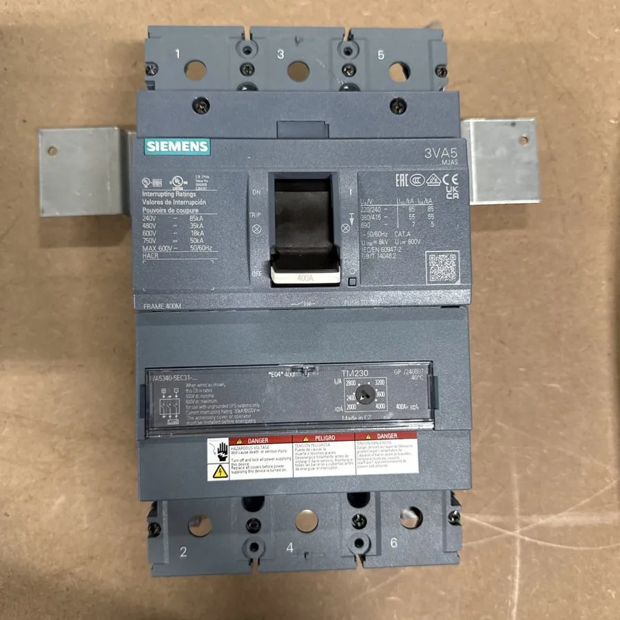 Автоматический выключатель Siemens MBKVAM3400A, 3VA53 Main Breaker Kit, 400A 35k — фото лота 2