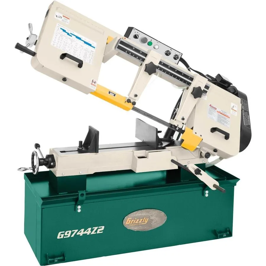 Оборудование ЧПУ G9744Z2 10" x 18" 1-1/2 HP Horizontal Metal Cutting Bandsaw — фото лота 1
