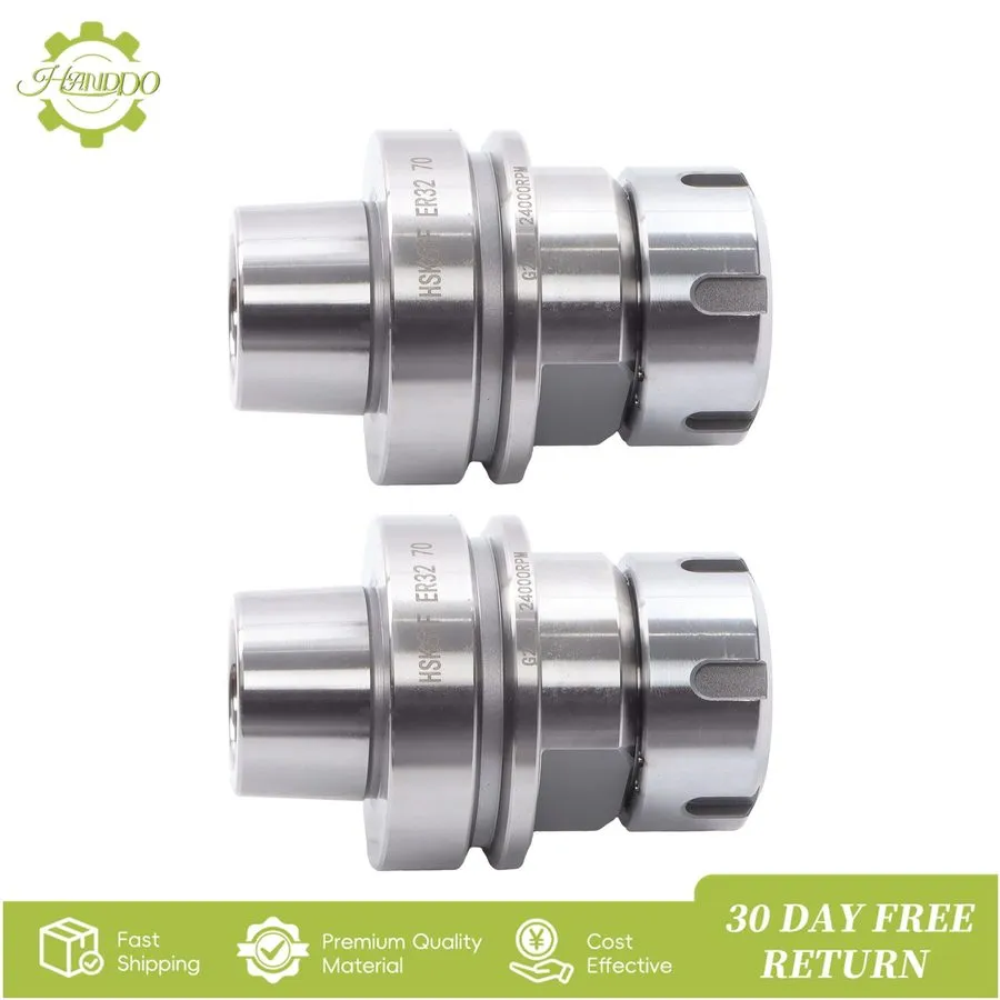 Патрон HSK63F-ER32-70L Collet Chuck Tool Holder G2.5 24000 RPM CNC Router — фото лота 2