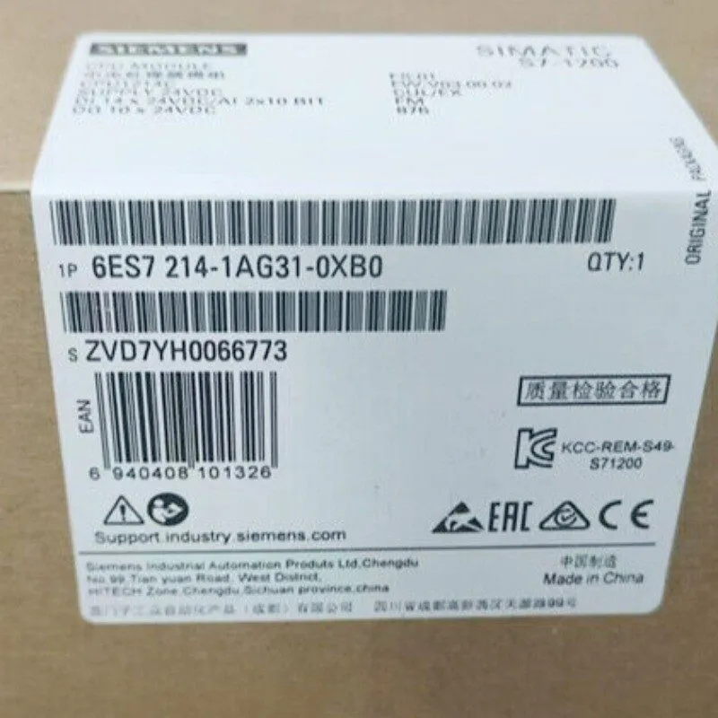 Модуль ввода-вывода 6ES7 214-1AG31-0XB0 Siemens SIMATIC ET 200SP, PLC Module 6ES — фото лота 1