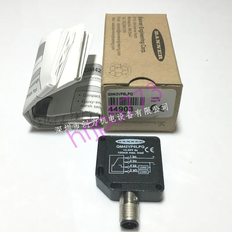 Фотоэлектрический датчик Banner Photoelectric Sensor QM42VP6LPQ 10-30 VDC