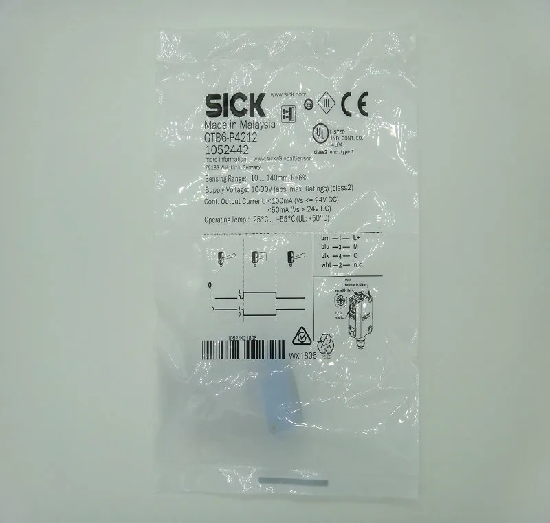 Фотоэлектрический датчик SICK GTB6-P4212 1052442 photoelectric switch sensor