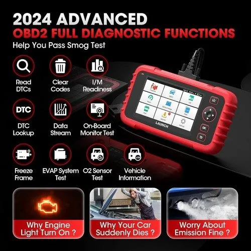 Диагностический сканер 2026 Launch CRP129X OBD2 Car Scanner Engine ABS SRS SAS D