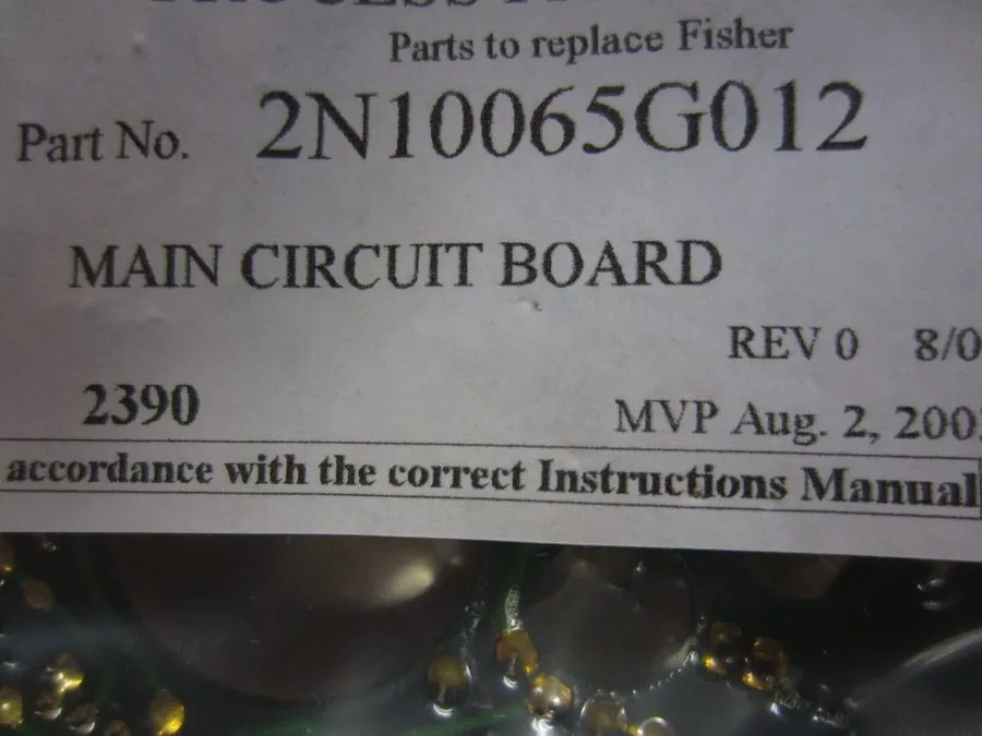 Плата Fisher Rosemount 2N10065G012 Control Card 2390