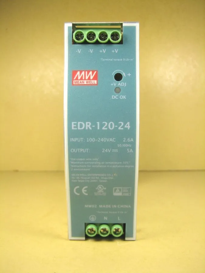 Mean Well EDR-120-24 Power Supply DIN RAIL