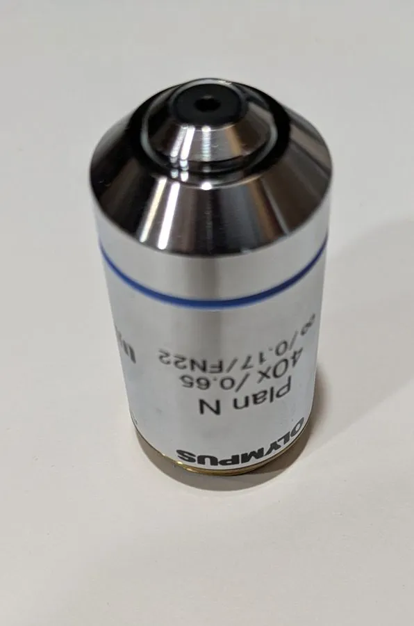 Объектив микроскопа Olympus Plan N 40X/0.65 UIS2 PLN40X Microscope Objective — фото лота 2