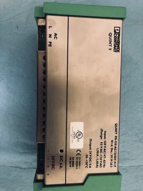 Блок питания Phoenix Contact QUINT-PS-120AC/24DC/5/F, Power Supply, 120 VAC 78-1