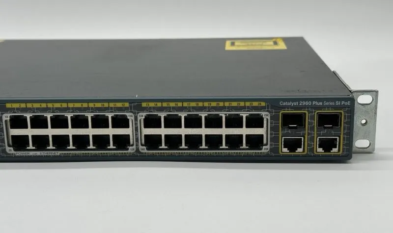 Коммутатор Cisco Catalyst 2960-Plus 24-Port PoE Switch WS-C2960+ -S Sold As Is — фото лота 2