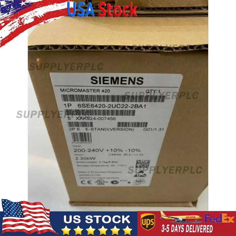 Частотный преобразователь Siemens MICROMASTER420 without filter 6SE6420-2UC22-2B