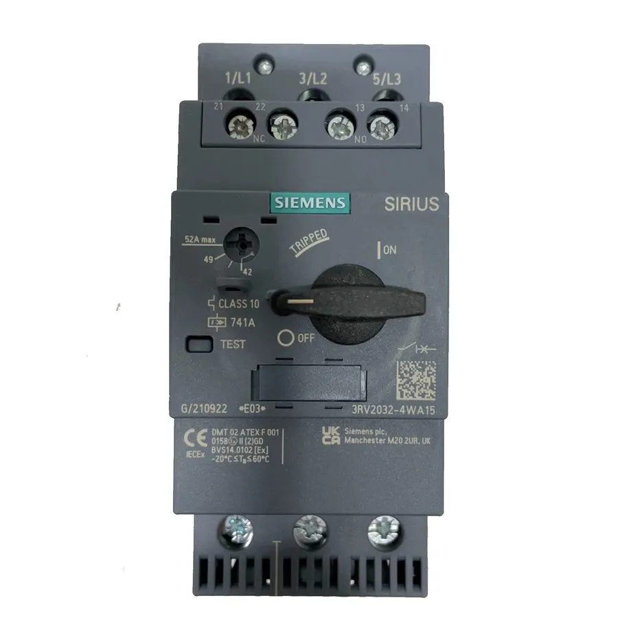 Автоматический выключатель SIEMENS 3RV2032-4WA15 Motor Protection Circuit Breake — фото лота 1
