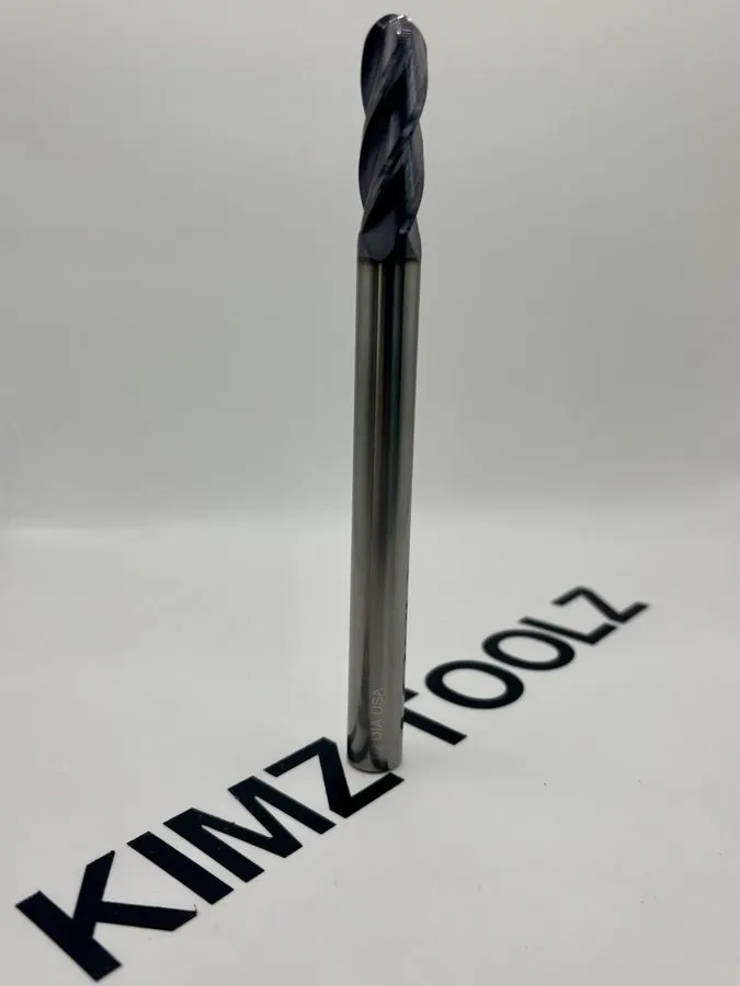 Режущий инструмент EXACTEK 4435030 CARBIDE 1/2x1/2x2x4 4FL BALL EXTENSION END MI — фото лота 1