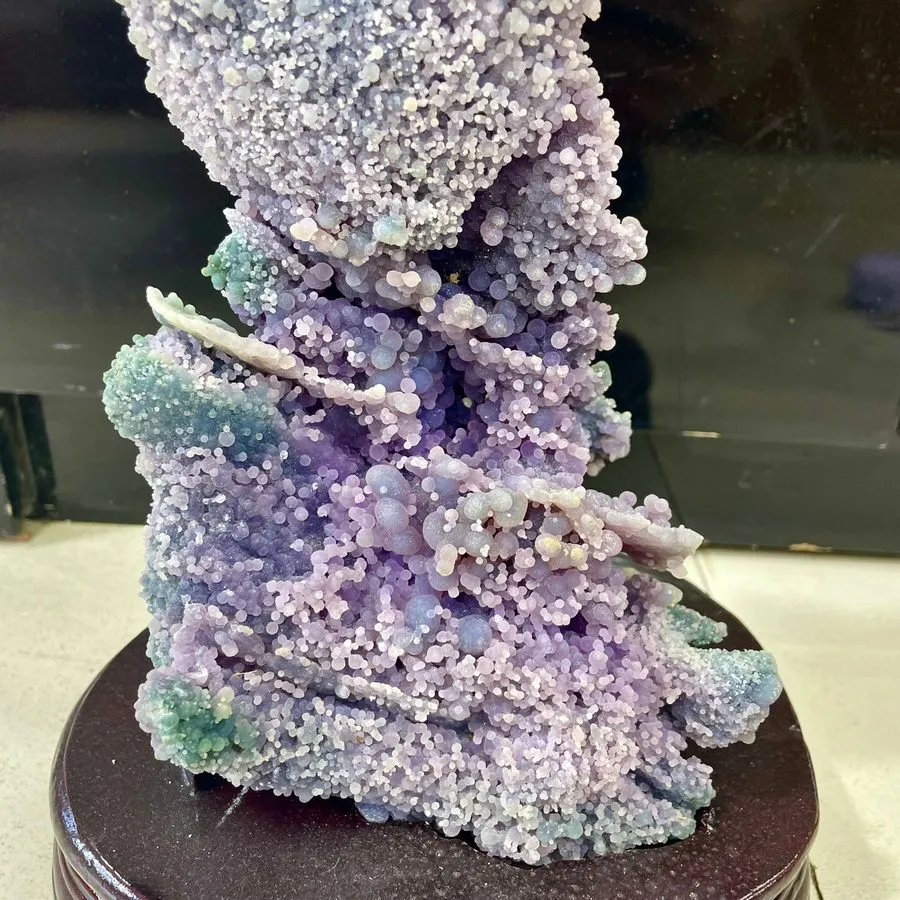 Лабораторный прибор 7.15LB TOP Natural Grape agate quartz Cluster crystal Minera