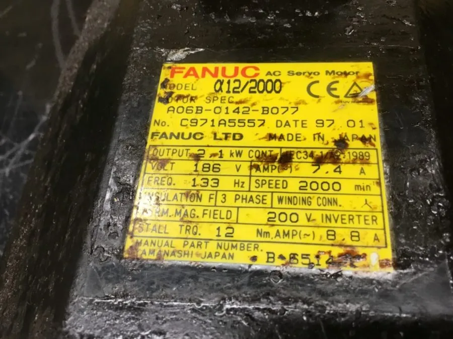Серводвигатель A06B-0142-B077 FANUC AC Servo Motor