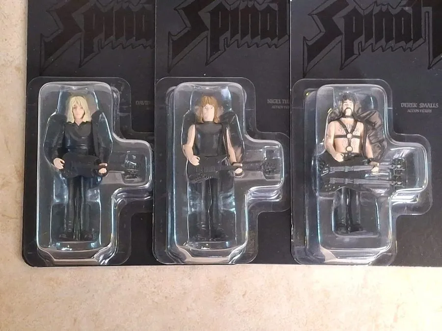 Режущий инструмент FULL SET Spinal Tap Super7 ReAction Figures UNPUNCHED Nigel D