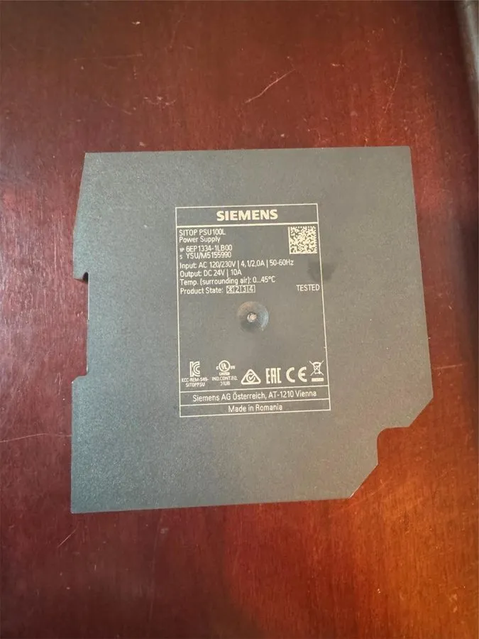 Блок питания Siemens 6EP1334-1LB00 SITOP PSU100L Power Supply DC 24V/10A **PARTS