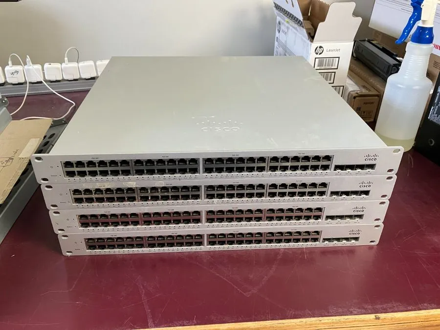 Коммутатор Cisco Meraki MS320-48LP-HW 48 Port POE Gigabit Switch Unclaimed
