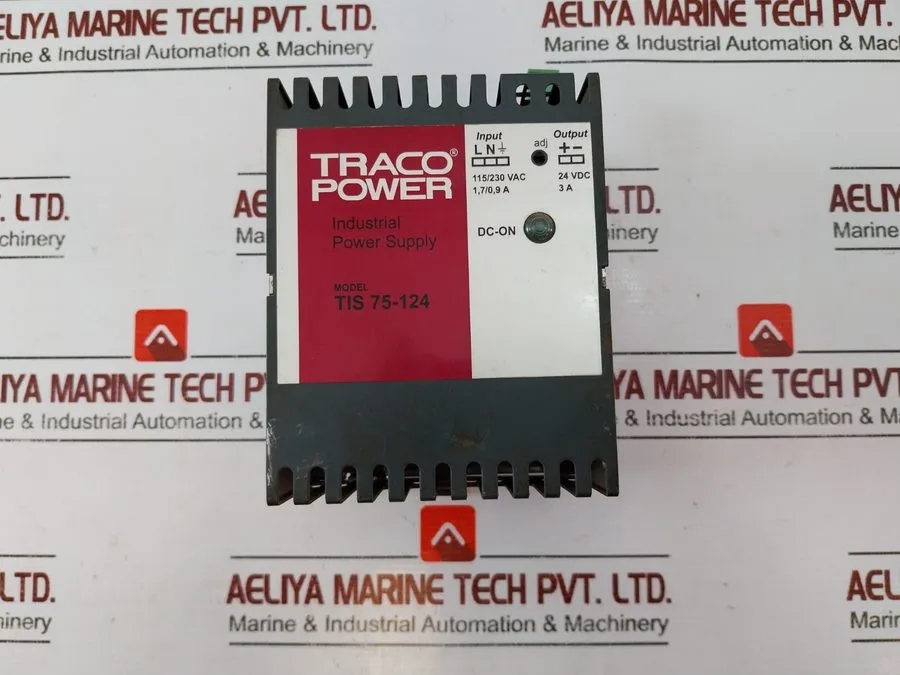 Блок питания TRACO POWER TIS 75-124 Industrial Power Supply 24VDC 3A 75W DIN Rai