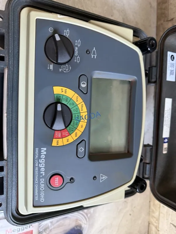 Тестер Megger DLRO10HD Digital micro ohmmeter Low resistance ohmmeter