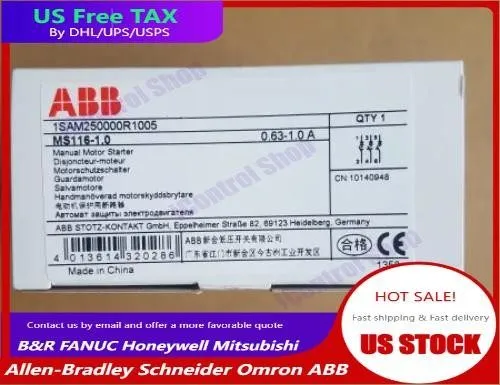 Автоматический выключатель ABB MS116-1.0 (0.63-1.0A) Motor Protection Circuit Br