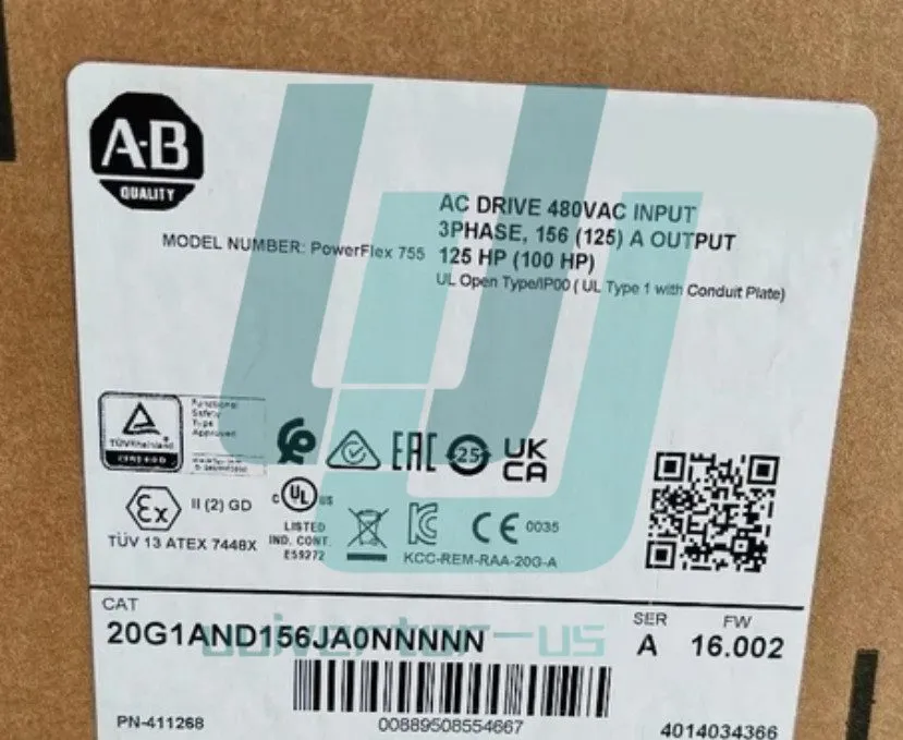 Частотный преобразователь Allen Bradley 20G1AND156JA0NNNNN PowerFlex 755 125HP D