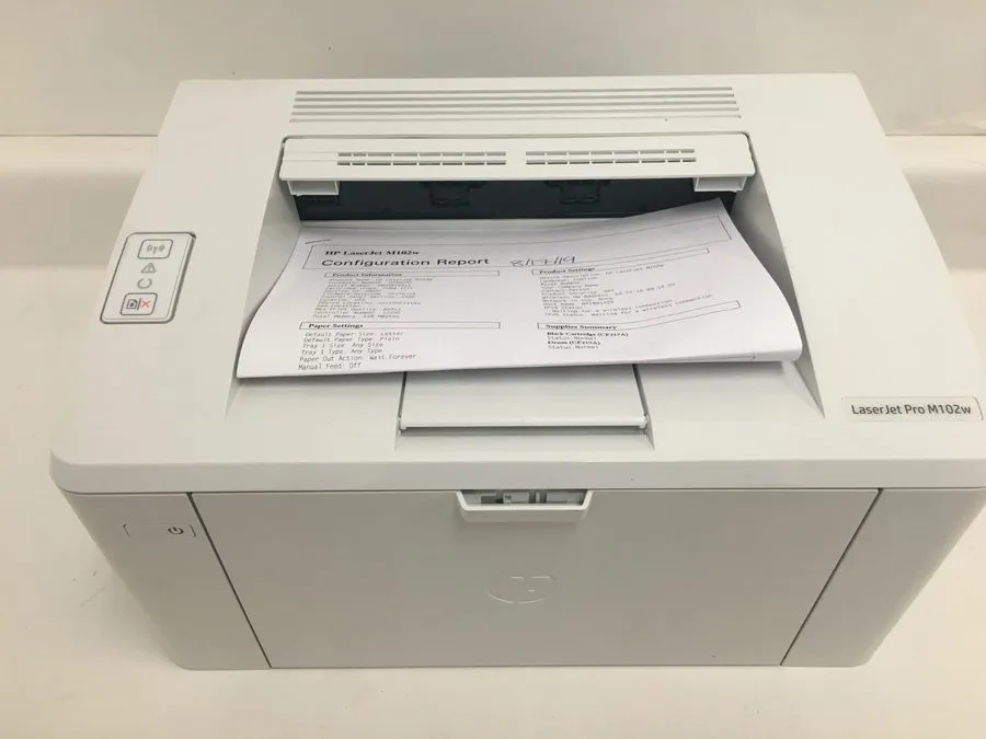 Лазерный принтер HP LaserJet Pro M102w Wireless Monochrome Laser Printer G3Q35A