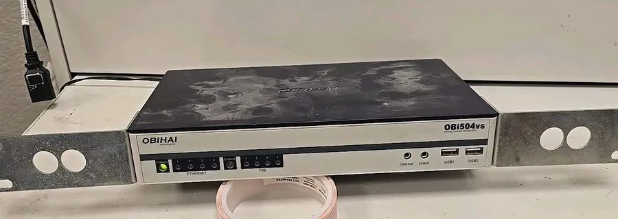 Блок питания Polycom Obihai OBi504vs 4-Port VoIP Gateway OBi504 4 FXS No Power S