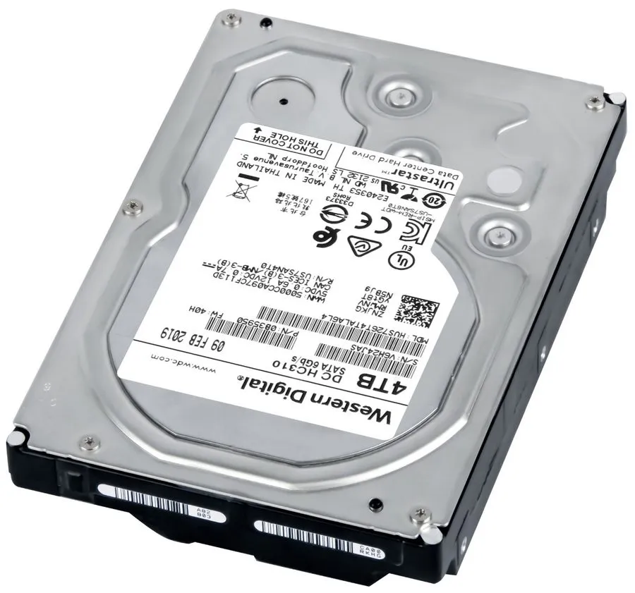 Жёсткий диск Western Digital Ultrastar DC HC310 4TB 3.5in SATA 6Gb/s 7200RPM 256